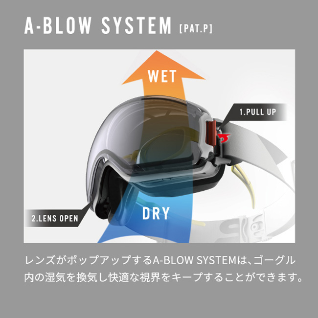 スノーゴーグル スワンズ SWANS　RIDGELINE　調光レンズ　MITミラー　フォトクロミック　PHOTOCHROMIC　スノーボード 眼鏡対応  【RL-MDH-CMIT-RD】 |  | 03