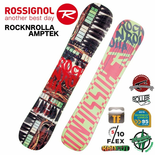 スノーボードロシニョール　2015年モデル ハイブリッドキャンバー【ROCKNROLLA AMPTEK】 | 