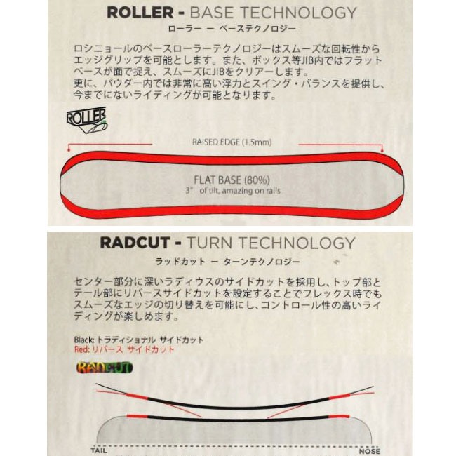 スノーボードロシニョール　2015年モデル ハイブリッドキャンバー【ROCKNROLLA AMPTEK】 |  | 02