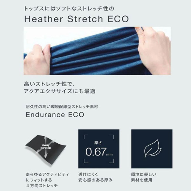 セパレート水着 フィットネス水着 スピード SPEEDO レディース フィットネス 縫込みパッド付き スナップ付き UVカット　SFW22410 | speedo | 08