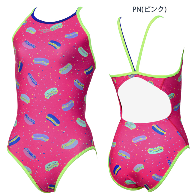 speedo（スピード） レディース 競泳水着 練習用 女性用 耐塩素 スイム