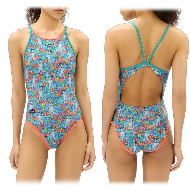 speedo（スピード） 競泳水着 練習用 レディース ワンピース水着 競泳