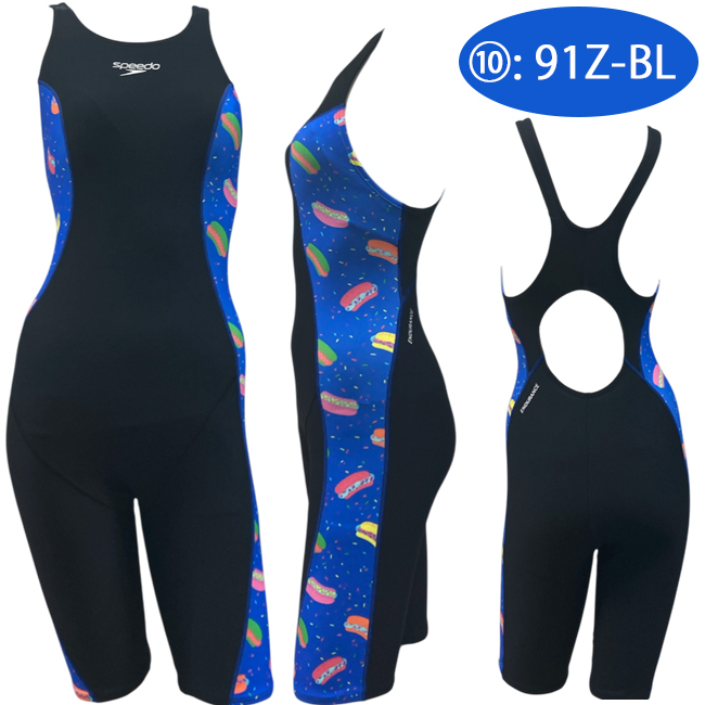 speedo（スピード） 競泳水着 レディース 練習用 4分丈 縫い込みカップ