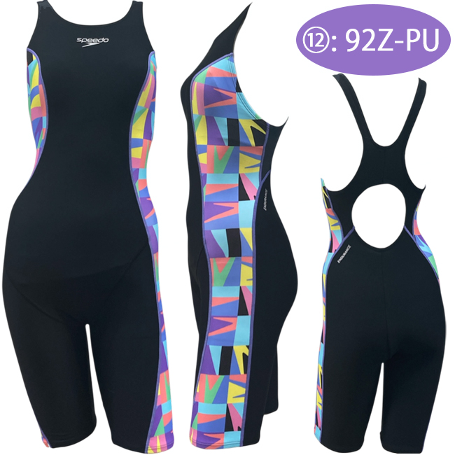新品未使用　SPEED 競泳水着（レディース） speedo（スピード） 競泳水着 レディース 練習用 4分丈 縫い込みカップ