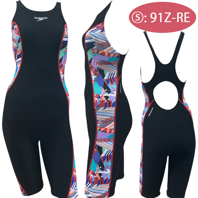 新品タグ付き Speedo 競泳水着 レディースLLサイズ speedo（スピード） 競泳水着 レディース 練習用 4分丈 縫い込みカップ