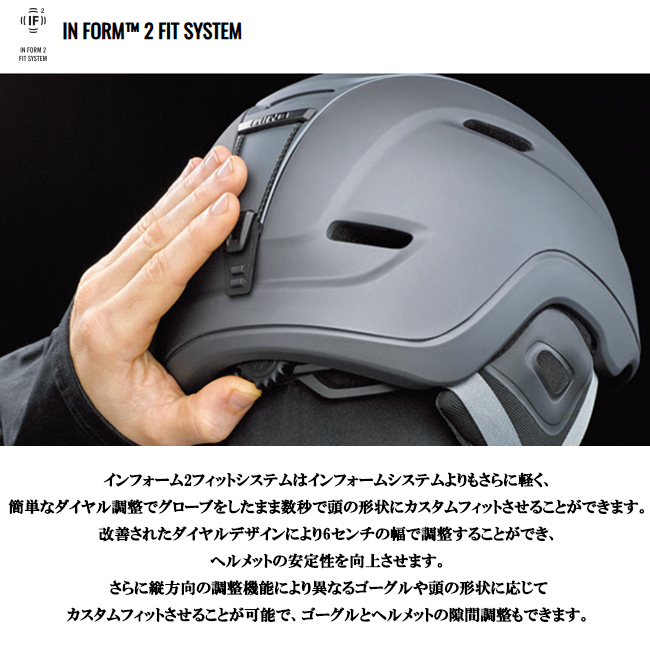 スノーヘルメット GIRO ジロ タガートミップス スノーボード スキー インモールド構造 男性 女性 通気性 CE認証 EN-1077 InForm2 スノーギア【TAGGERT MIPS】 | GIRO | 06