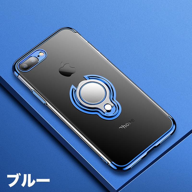 アイフォンケース iPhoneケース リング付き スタンド バンカーリング iphone14 13 12 11 pro Max mini X XS XR 7プラス 8プラス 軽量 透明 クリア スマホ | iPhone | 03