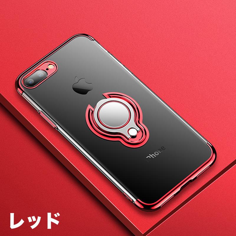 アイフォンケース iPhoneケース リング付き スタンド バンカーリング iphone14 13 12 11 pro Max mini X XS XR 7プラス 8プラス 軽量 透明 クリア スマホ | iPhone | 02