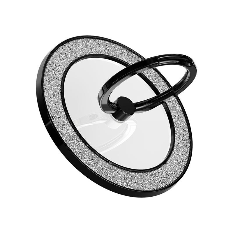 MagSafe リング MagSafe スタンド スマホリング マグネット マグセーフ 磁石 キラキラ おしゃれ 透明 360度回転 携帯 リングホルダー バンカーリング｜ss-store01｜05
