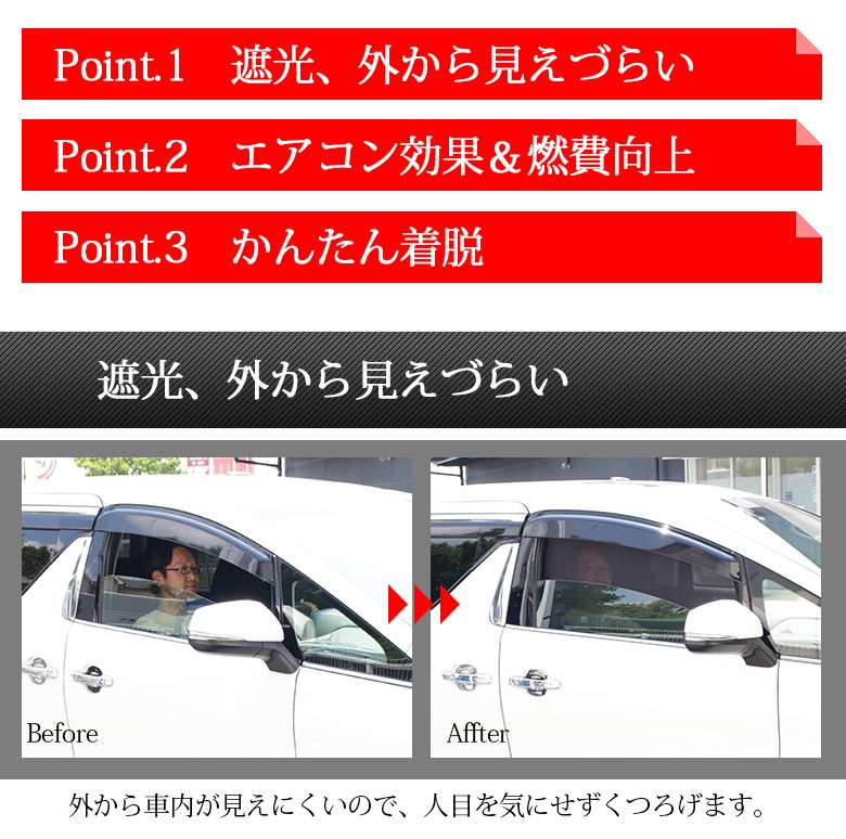アルファード 30系 ヴェルファイア サンシェード 全窓用 5層構造