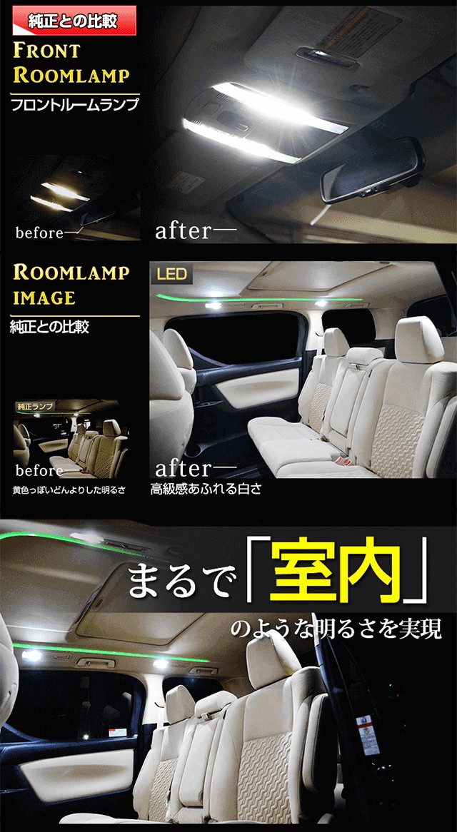 シェアスタイル ルームランプ LED マークX 130系 前期 中期 後期 高