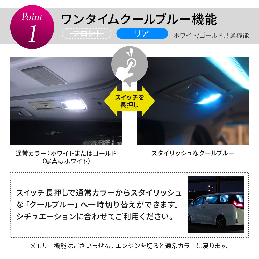 シックスセンス 高照度ルームランプ LED 30 アルファード ヴェル