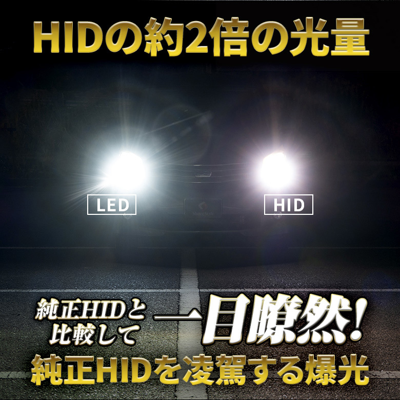 純正HID交換LED バルブ HID交換 LED 化 コンパクトサイズ D2R D2S D2C