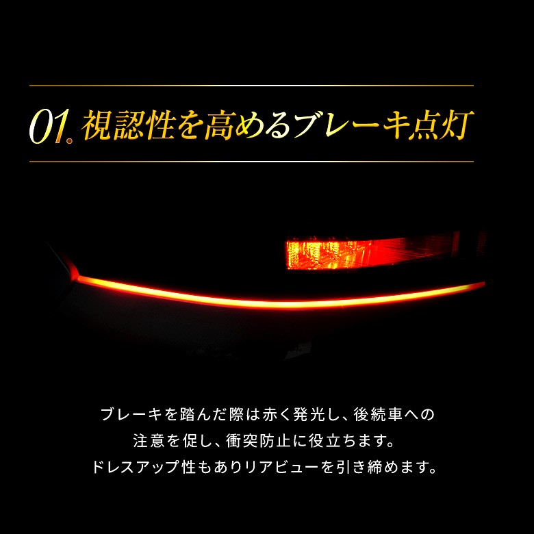 リア専用 シーケンシャル 流れるリアウィンカー LED テープ 側面発光 LED ブレーキ スモール レッド LED テープライト シェアスタイル :  li12005 : LED HIDの老舗シェアスタイル - 通販 - Yahoo!ショッピング