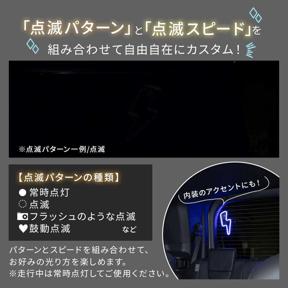 シェアスタイル 汎用 LEDネオンサイン USB電源 タイプC 5m アクリル 調