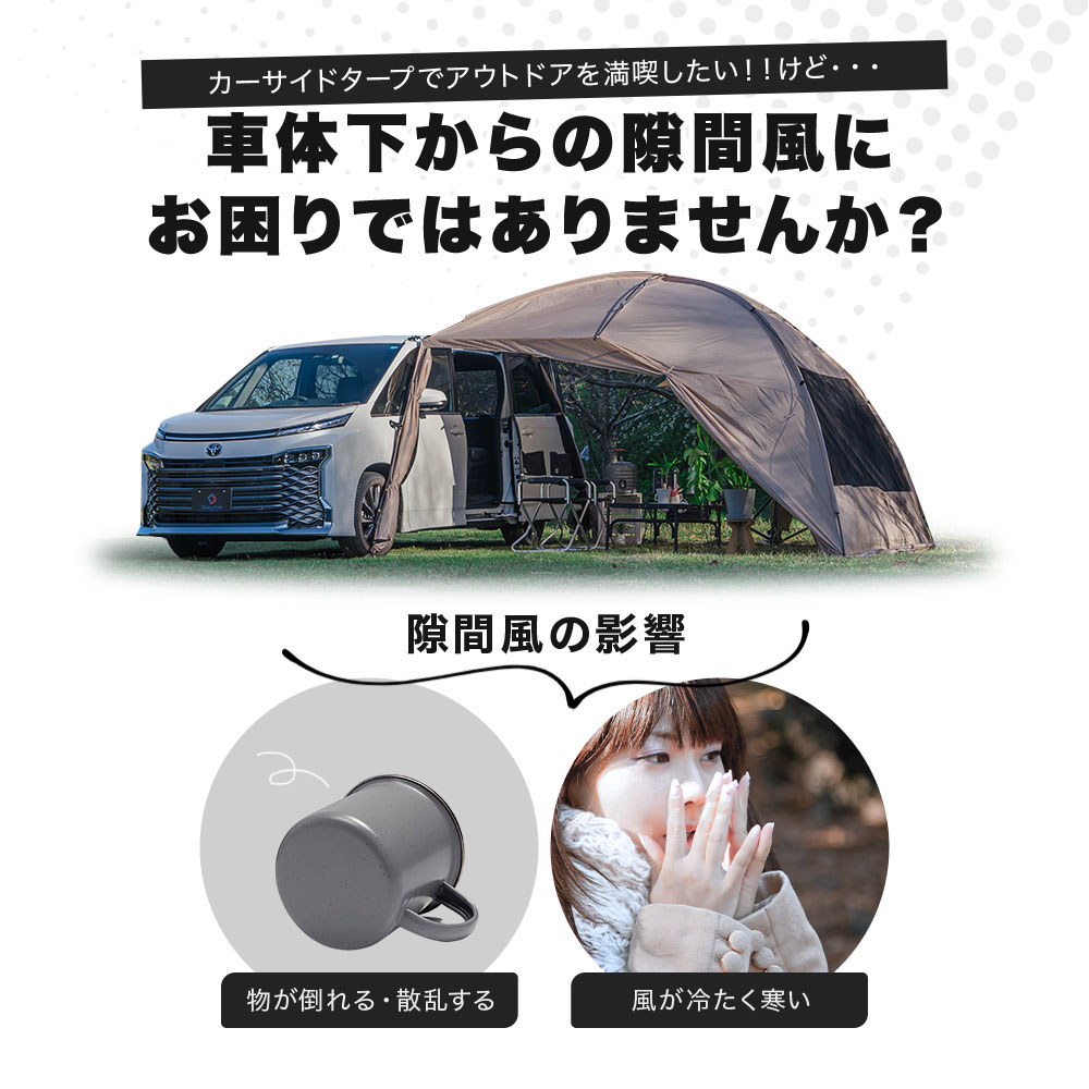 スロウワー アウトドア収納 ハトメパンチセット カーサイドタープジョイント シェアスタイル ウィンドガード シート ノーマル プラスアルファ