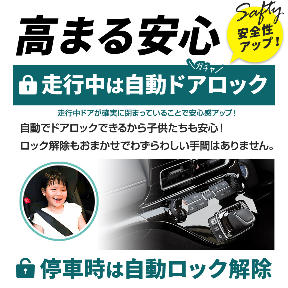 トヨタ 汎用 車速ドアロックキット ノア ヴォクシー 90系 プリウス 60系 ヤリス ヤリスクロス OBD ドアロック シェアスタイル カスタム 爆買 関連画像3