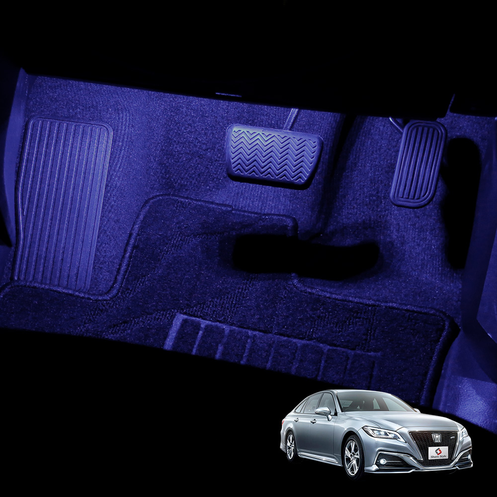LED クラウン 180系 200系 220系 GRS GW GWS ARS AZSH 専用 フットランプ カスタム パーツ ポイント利用 シェアスタイル | シェアスタイル | 01