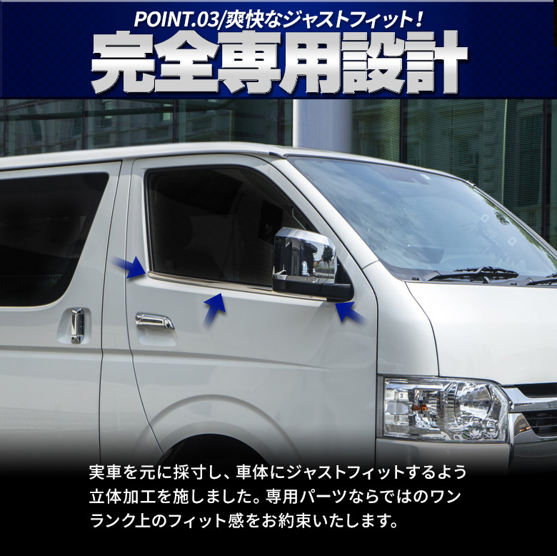 明日パーツ買い取りに出します。ハイエース　窓　ガラス　左右 シェアスタイル 【予約販売 6月下旬入荷予定】 ハイエース 200系 1型 2