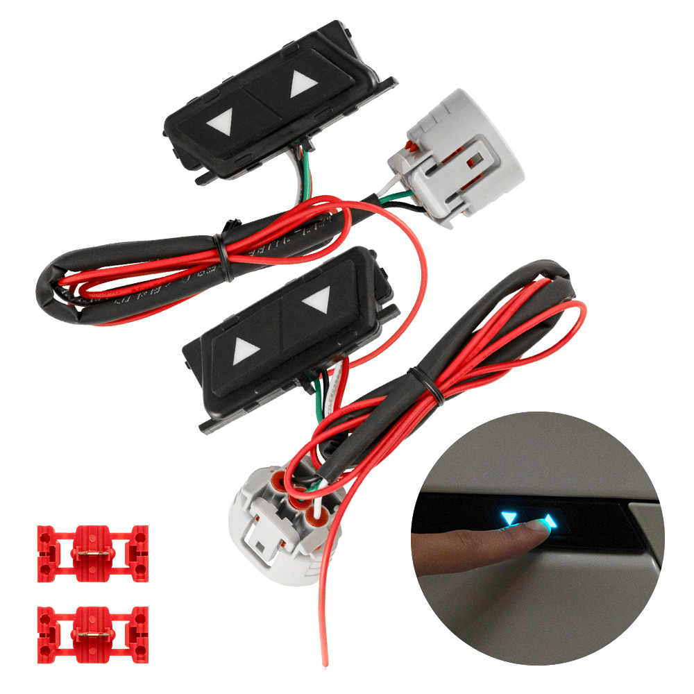 リアゲートスイッチ 増設 LED 2p (当社オリジナル商品) ノア ヴォクシー 90系 バックドア ドレスアップ アクセサリー カスタム パーツ トヨタ シェアスタイル | シェアスタイル | 02