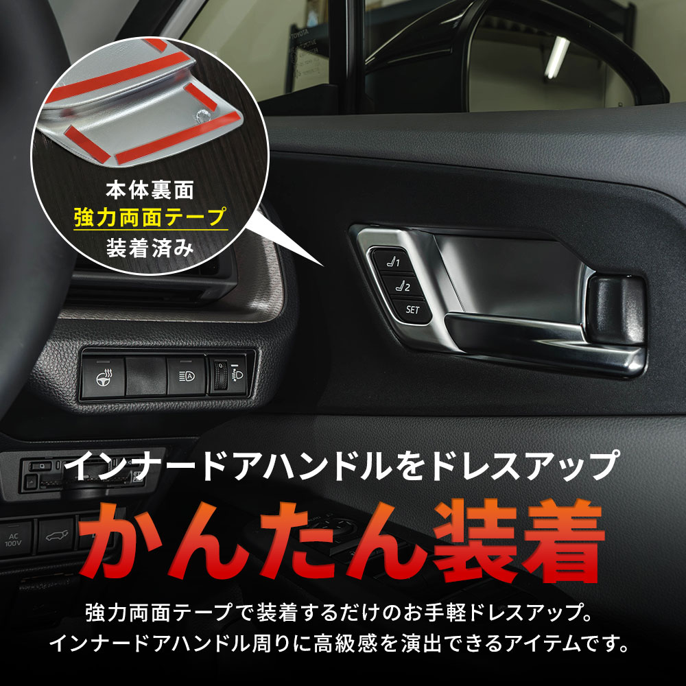 シェアスタイル プリウス 60系 専用 インナードアハンドルパネル