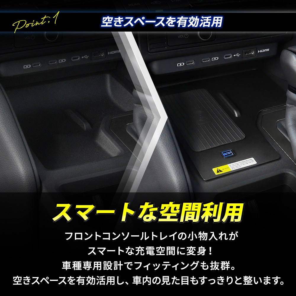 シェアスタイル ランクル 250 ワイヤレス 置き型 充電器 急速 QC 2.0