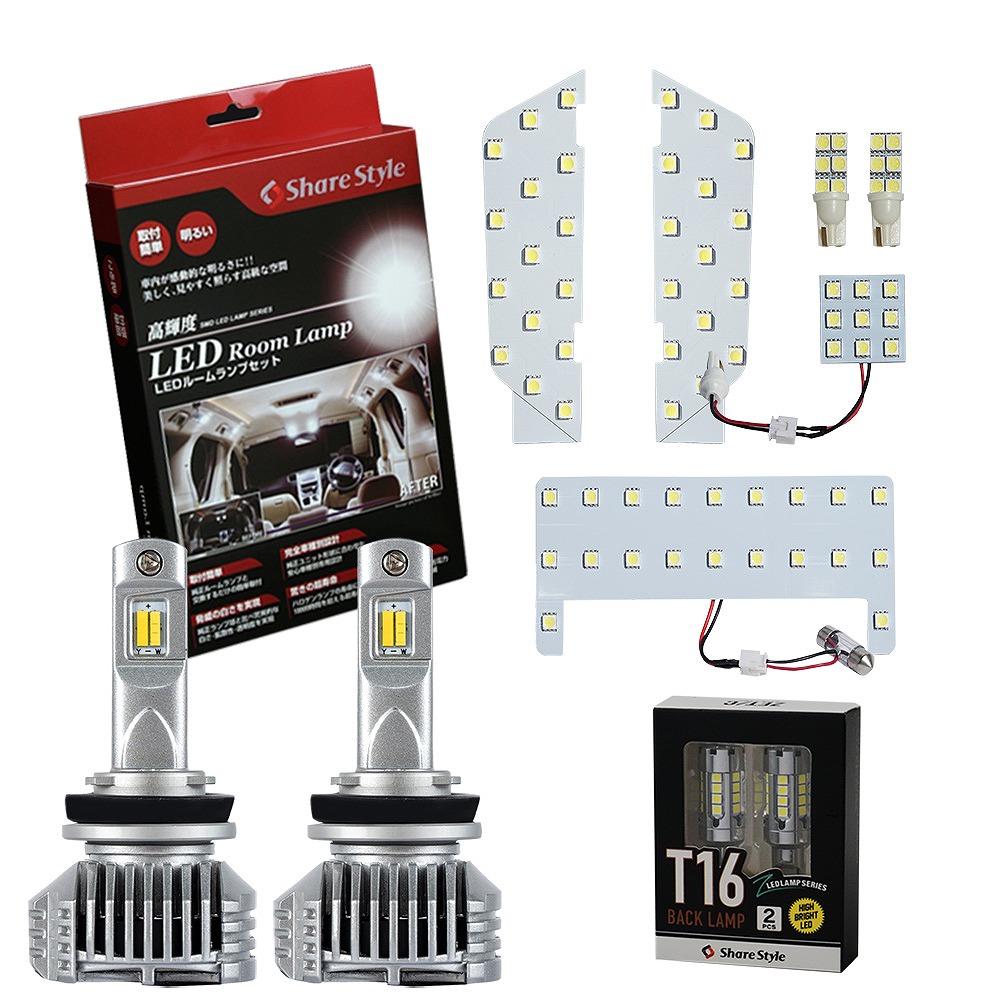 (セット商品) RAV4 50系 LED フォグライト フルセット  2色 切替 フォグランプ バックランプ ルームランプ シェアスタイル カスタム | シェアスタイル | 02