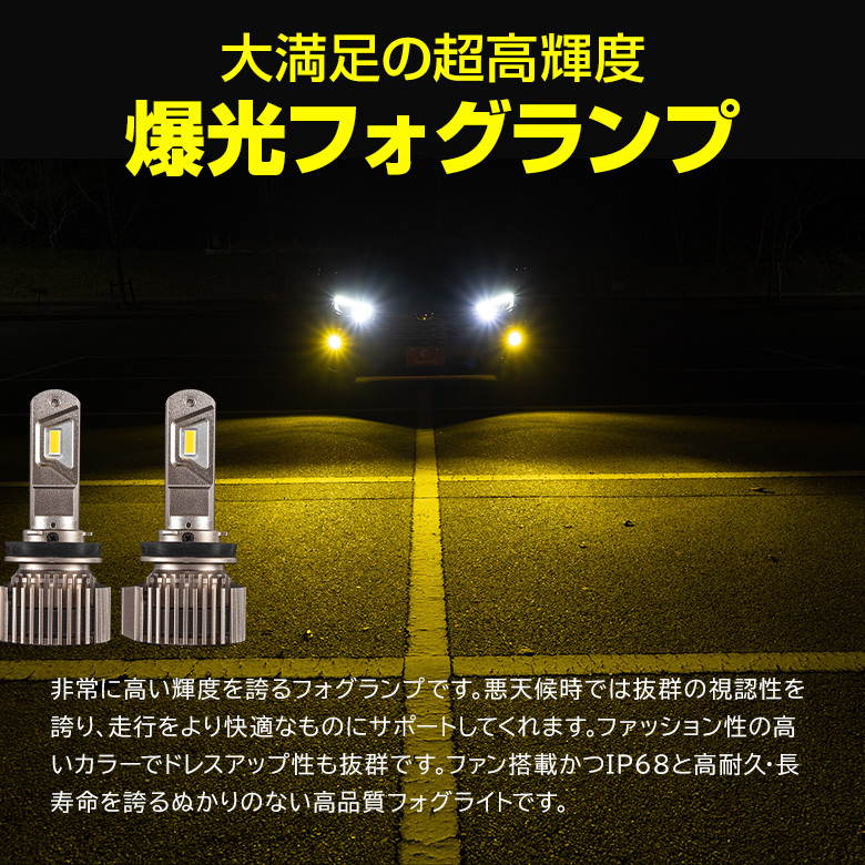 シェアスタイル (セット商品) RAV4 50系 LED フォグライト フルセット