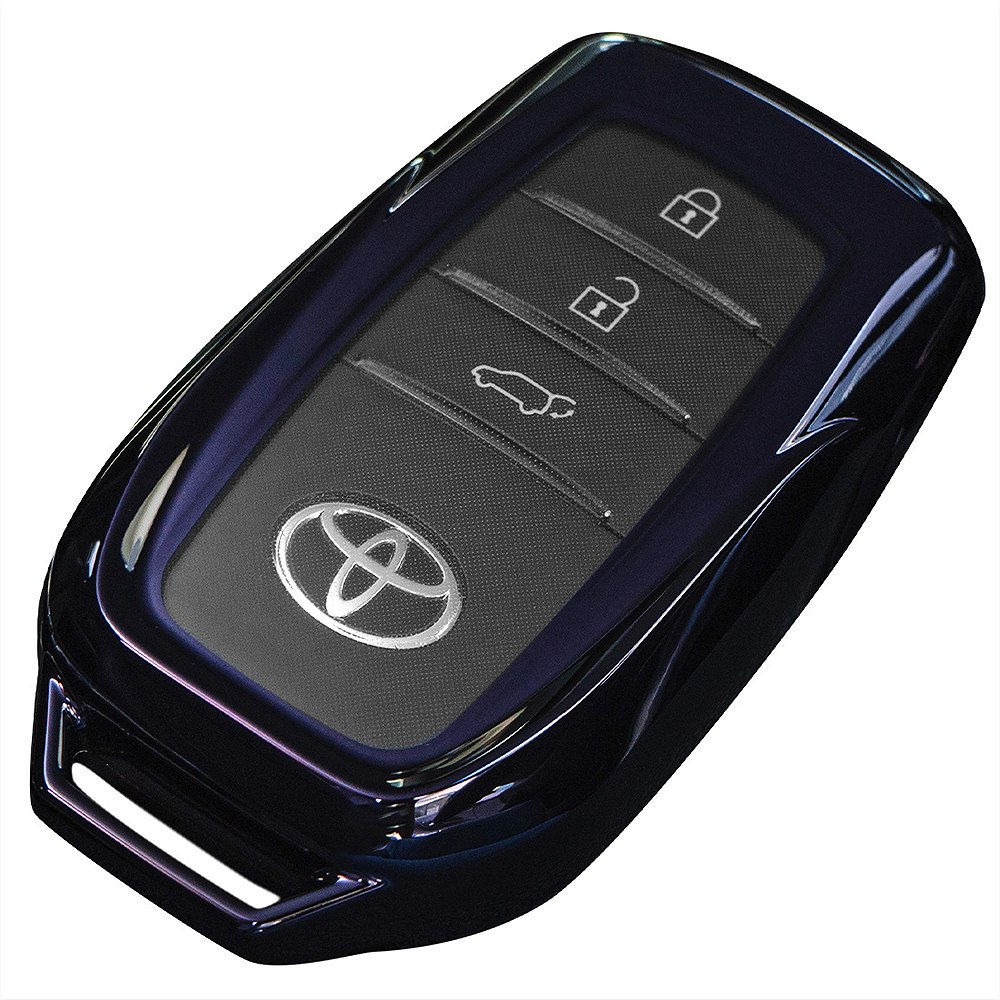 シェアスタイル RAV4 60系 メッキ風 TPU スマートキー カバー キー