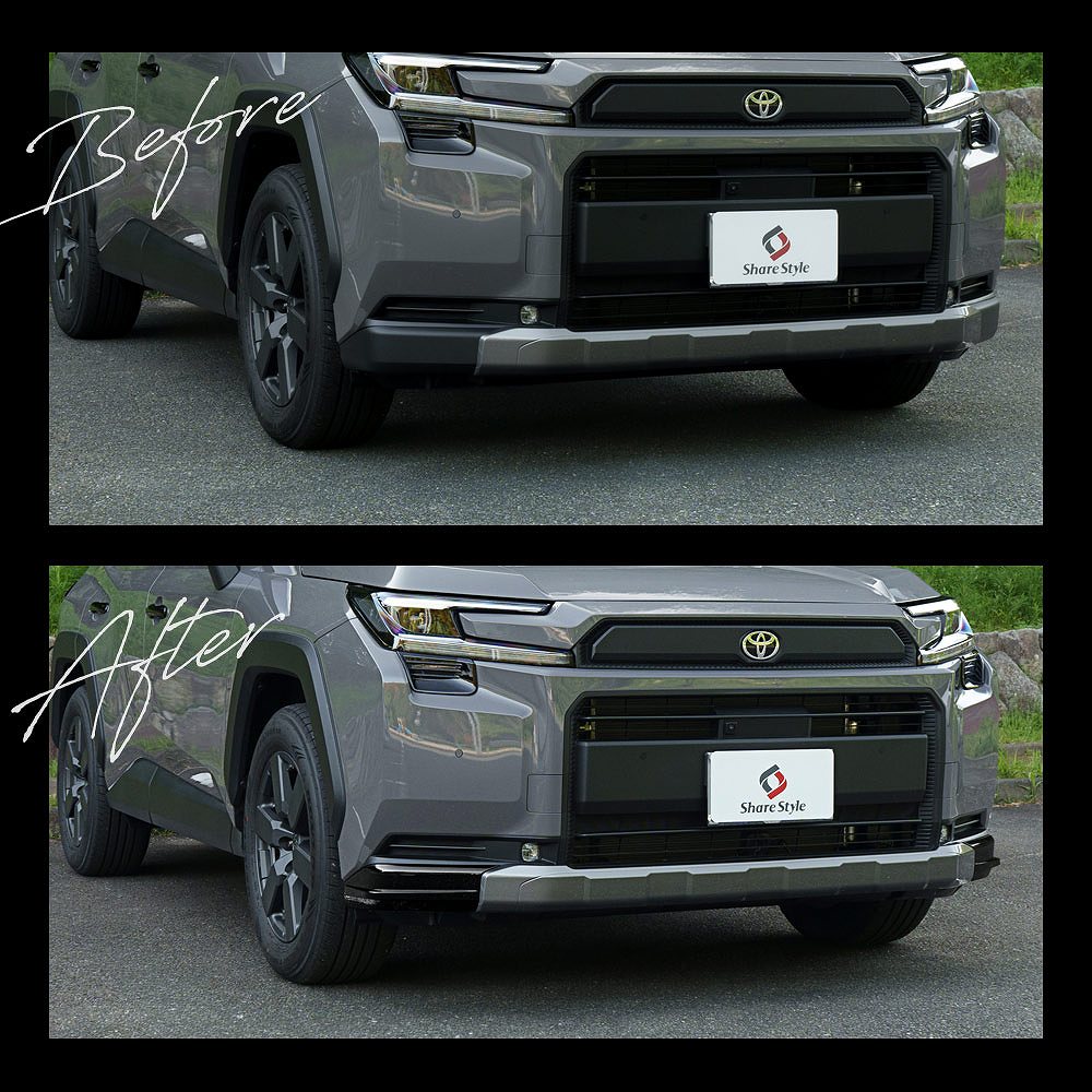 シェアスタイル RAV4 60系 アドベンチャー フロントバンパー コーナー