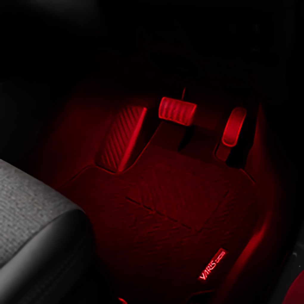 トヨタ レクサス マツダ スバル ホンダ ミツビシ 汎用 カプラー付き フットランプ 増設 キット 2p LED 足元 シェアスタイル｜ss-style8｜04