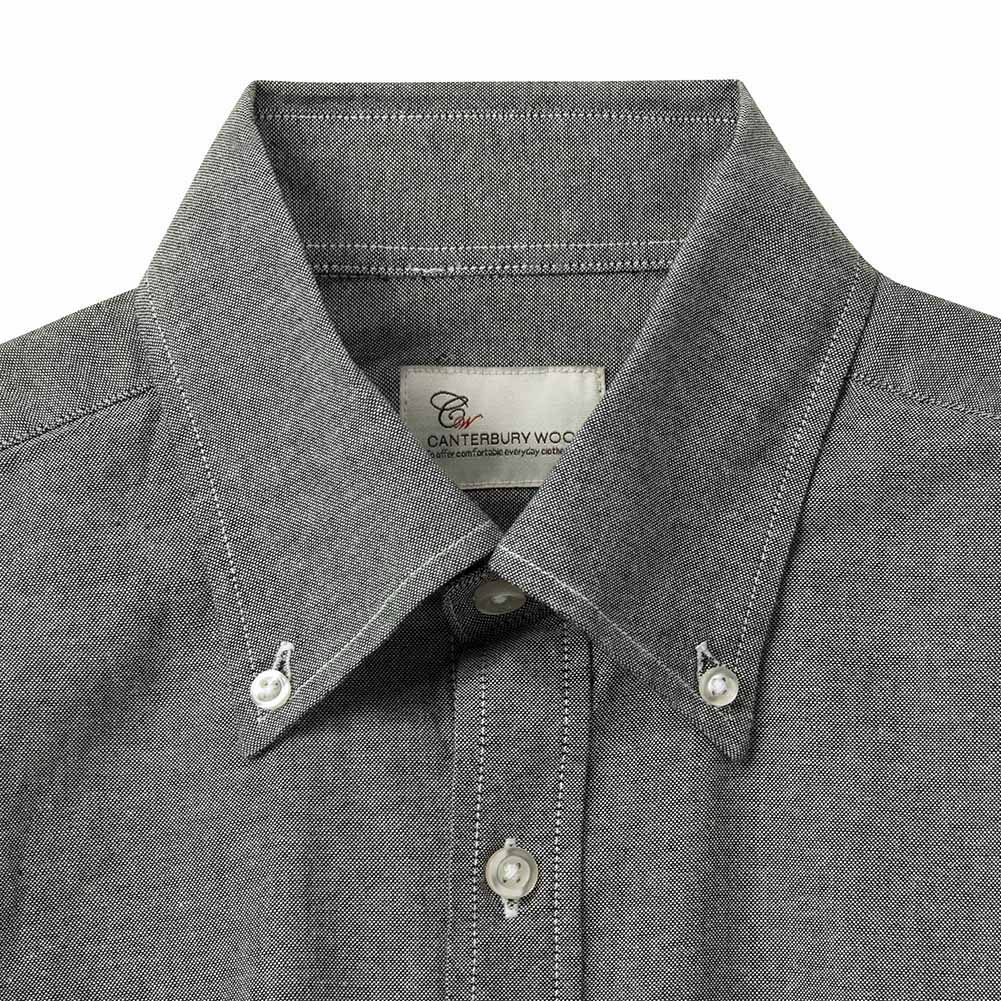 CANTERBURY WOOD 【爆買】綿100% コットン 長袖 カジュアルシャツ