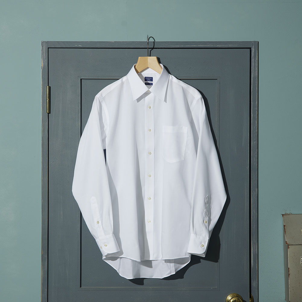 日清紡アポロコット 長袖 ワイシャツ メンズ 綿100％ 形態安定 白ブロード レギュラーカラーシャツ CHOYAシャツ ドレスシャツ｜ss1946｜11