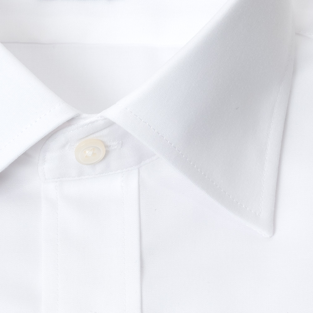 CHOYA SHIRT FACTORY スリムフィット アポロコット 長袖 ワイシャツ