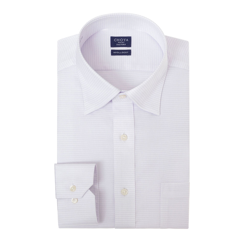 CHOYA SHIRT FACTORY 日清紡アポロコット 長袖 ワイシャツ メンズ 綿