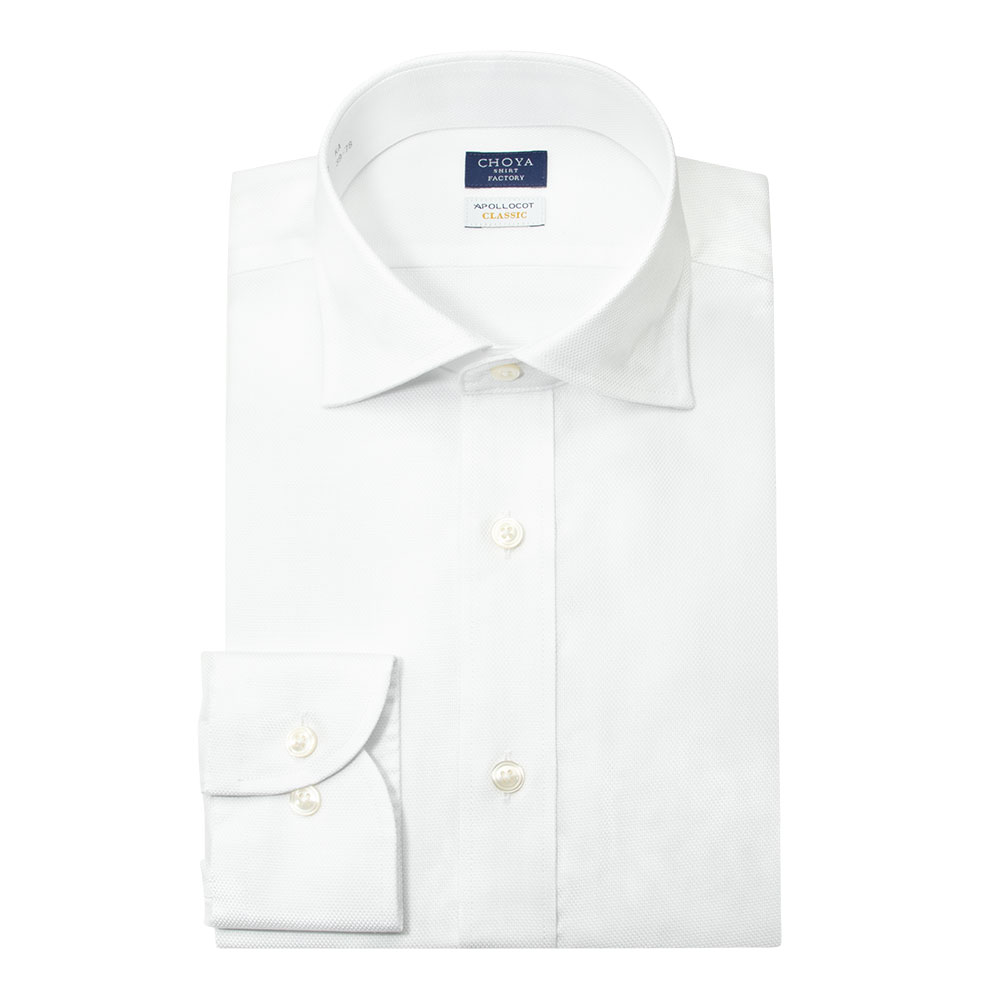 CHOYA SHIRT FACTORY 日清紡アポロコット クラシック ワイド CHOYA SHIRT FACTORY 日清紡アポロコット クラシック ワイド