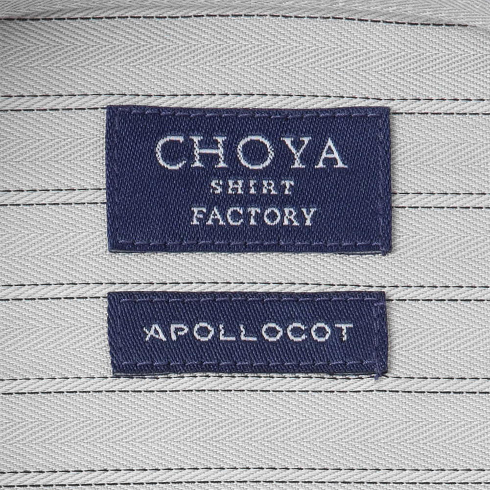 CHOYA SHIRT FACTORY 日清紡アポロコット 長袖 ワイシャツ メンズ 形態