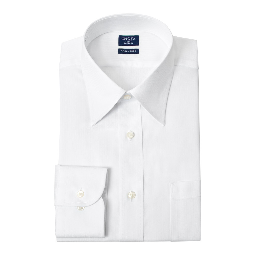 CHOYA SHIRT FACTORY 日清紡アポロコット 長袖 ワイシャツ メンズ 形態