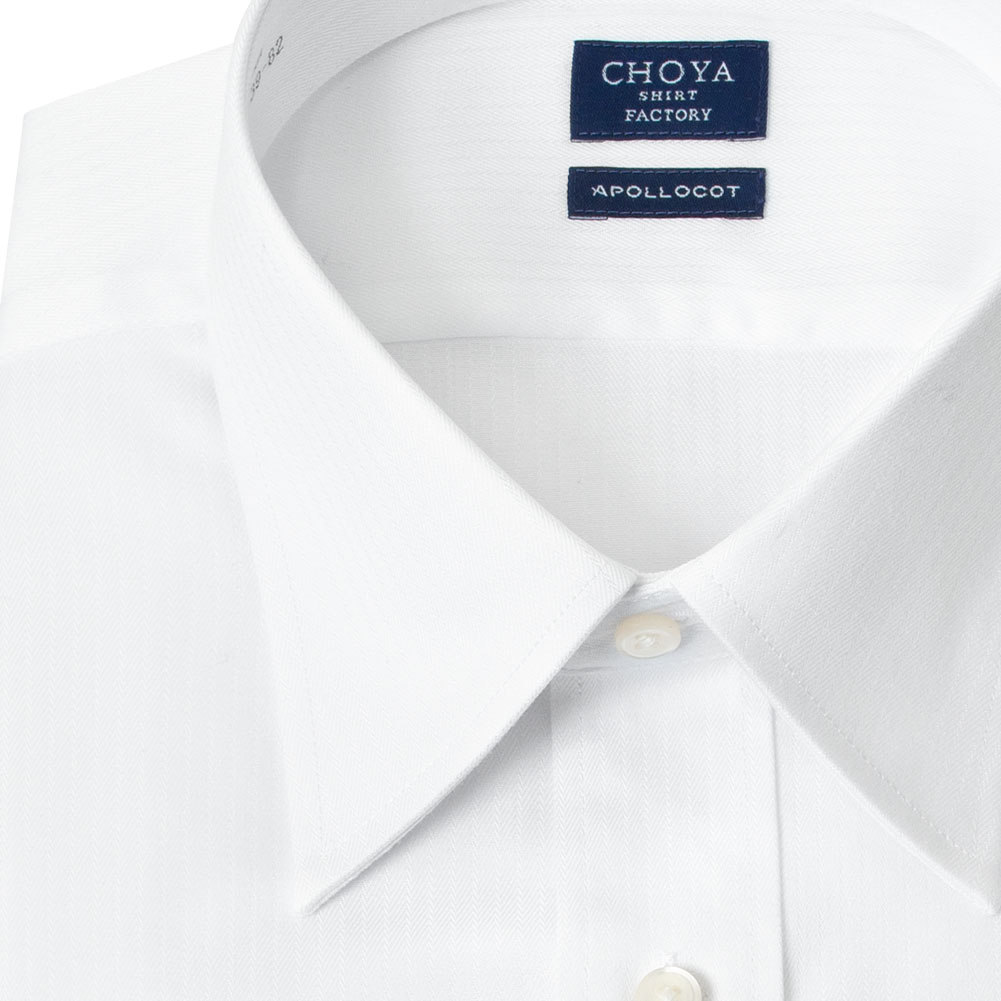 CHOYA SHIRT FACTORY 日清紡アポロコット 長袖 ワイシャツ メンズ 形態