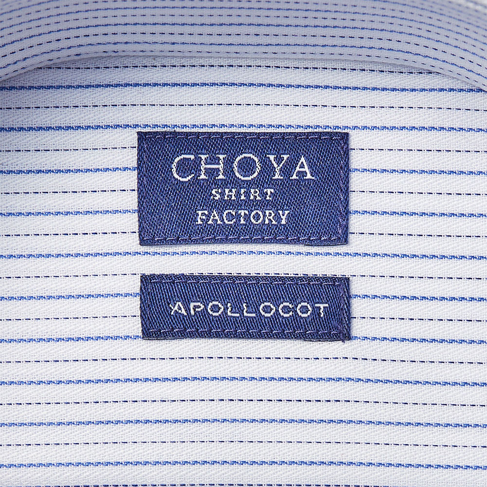 CHOYA SHIRT FACTORY 日清紡アポロコット 長袖 ワイシャツ メンズ 形態