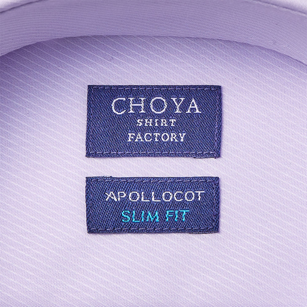 CHOYA SHIRT FACTORY 日清紡アポロコット スリムフィット 長袖
