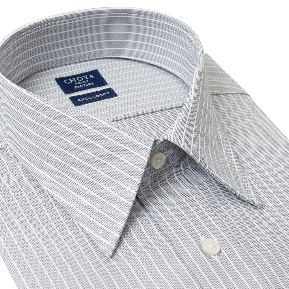 CHOYA SHIRT FACTORY 日清紡アポロコット 長袖 ワイシャツ メンズ 綿