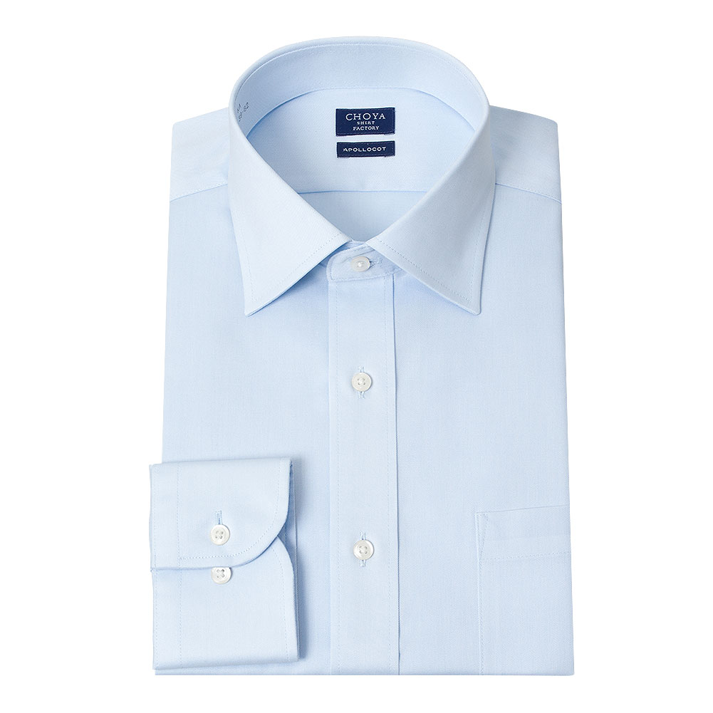 CHOYA SHIRT FACTORY 日清紡アポロコット 長袖 ワイシャツ メンズ 綿