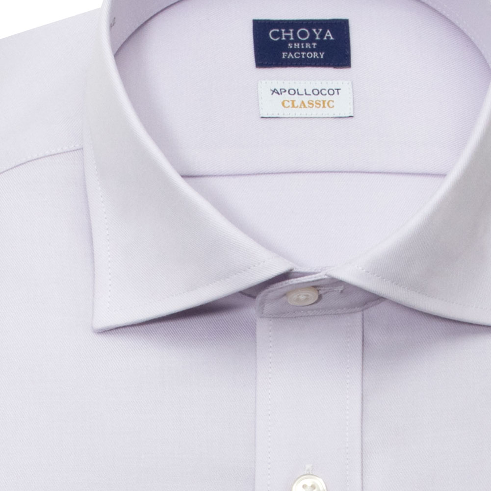 CHOYA SHIRT FACTORY 日清紡アポロコット クラシック ワイドカラー