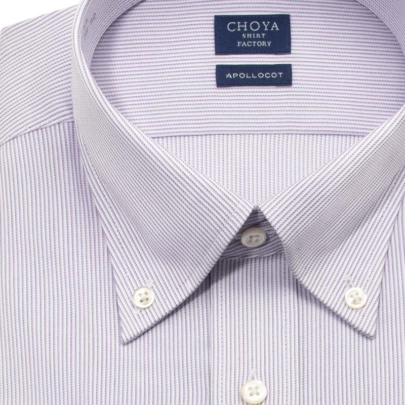 CHOYA SHIRT FACTORY 日清紡アポロコット 長袖 ワイシャツ メンズ 形態