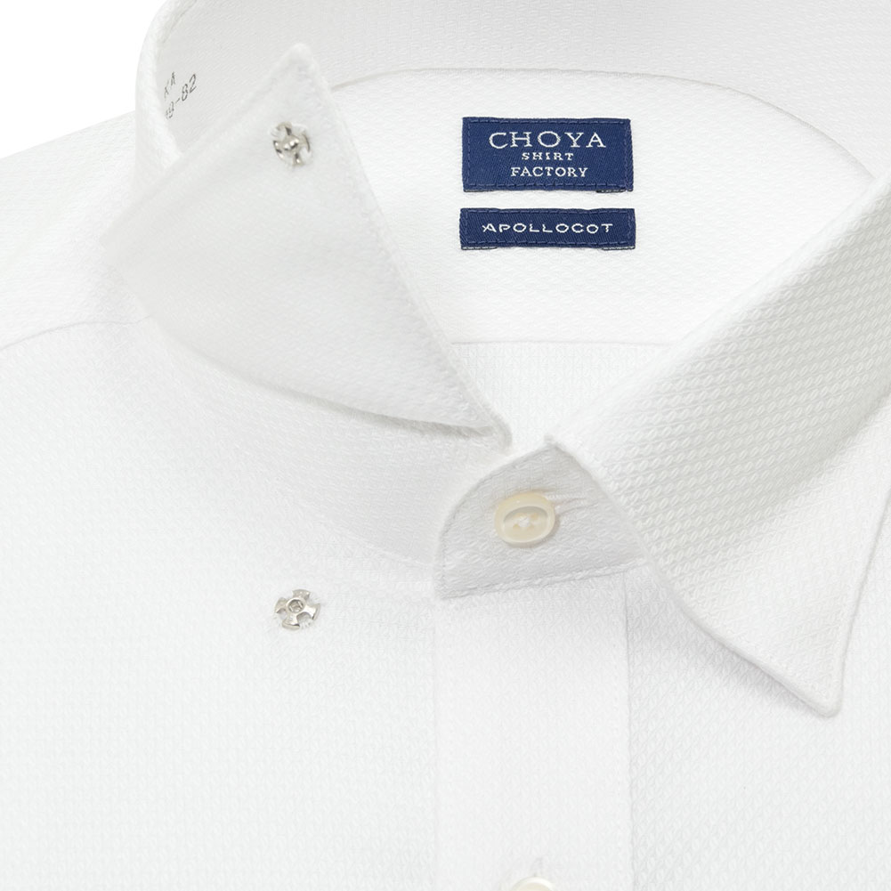 CHOYA SHIRT FACTORY 日清紡アポロコット 長袖 ワイシャツ メンズ 形態