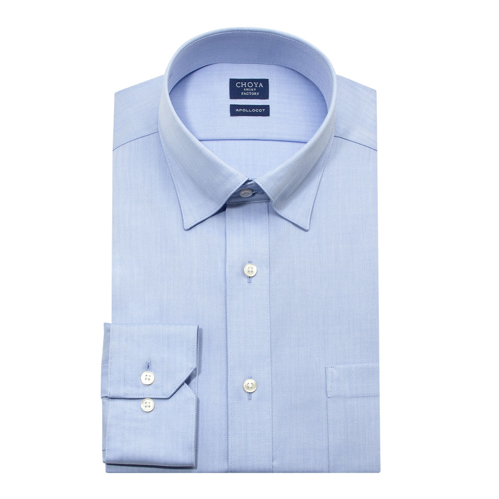 CHOYA SHIRT FACTORY 「爆買」日清紡アポロコット 長袖 ワイシャツ
