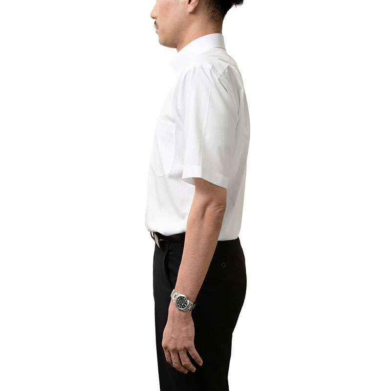 CHOYA SHIRT FACTORY 日清紡アポロコット 半袖 ワイシャツ メンズ 夏