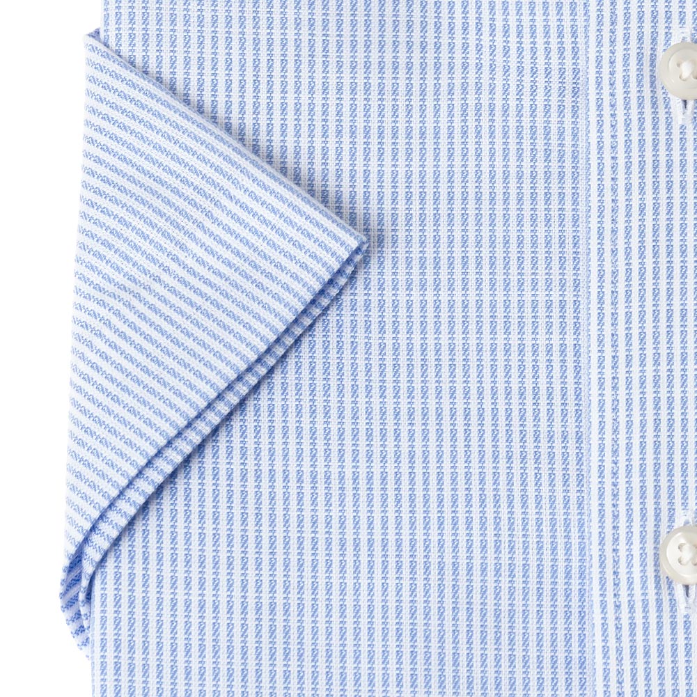 CHOYAシャツ Yシャツ 日清紡アポロコット 半袖ワイシャツ メンズ 形態安定 ノーアイロン ノンアイロン 綿100%  高級 上質 青 ブル CH_2401FS｜ss1946｜04
