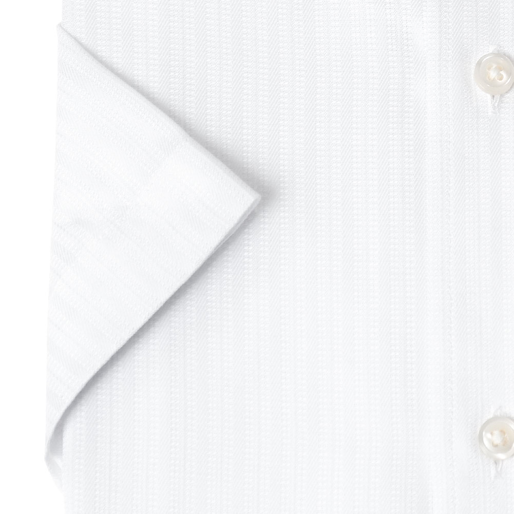 CHOYAシャツ Yシャツ 日清紡アポロコット 半袖ワイシャツ メンズ 形態安定 ノーアイロン ノンアイロン 綿100%  高級 上質 ホワイト CH_2401FS｜ss1946｜04